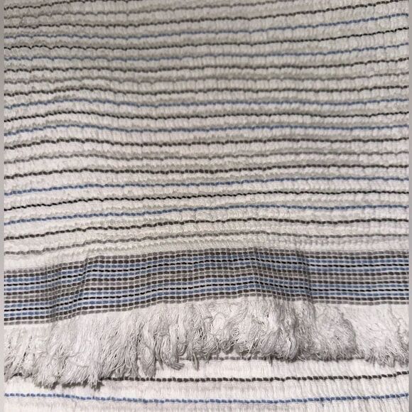 Inup Home Cotton Summer Throw Waffle Weave
White,taupe, black, grey and blue - Picture 1 of 9